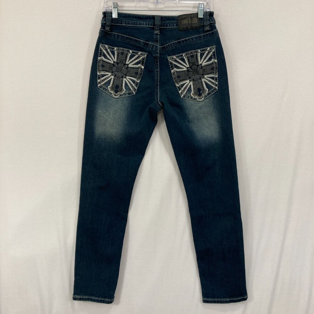 New Fire &‎ Rain Jeans Mens size 30x30 Stretch Slim Fit Light Distressed